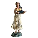 Swing Dance Hawaiian Doll Figurine – Dashboard Ornament