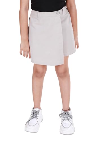 Image of KiddoPanti Girls Denim Over Lap Shorts