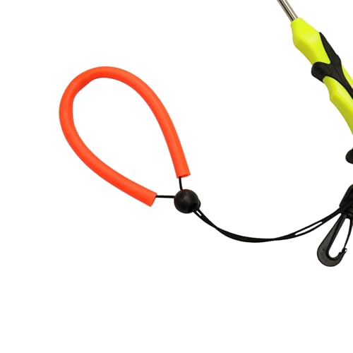 Scuba Choice Lobster Tickle Stick 13-3/4" Stainless Steel – Molded Grip, Swivel Hook & Lanyard for Easy Lobster Catching & Underwater Exploration – Yellow by Scuba Choice - Image 4