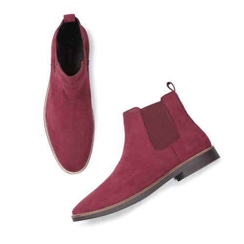 Image of YOHO Comfortable Boots For Men | Extra Cushioned Foot Bed And Skin Friendly Ankle Boot With Low Heels | PU Finish Material | Trendy, Stylish & Casual Boots | Winter, Snow & Holiday Outings