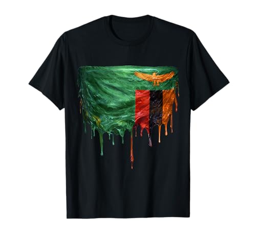 Drapeau de la Zambie T-Shirt