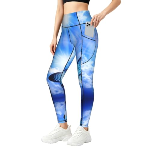 Pantalones de yoga suaves de cintura alta que estilizan la silueta femenina en el gimnasio