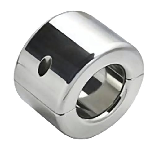 Hinged-Ball-Stretcher-Weights-Surgical-Steel-Ball-Weights-and-Ball-Stretchers-10mm-Tall-x-28mm-ID-45oz-Silver-10mm-Tall-x-28mm-ID-45-Ounce-FV1455