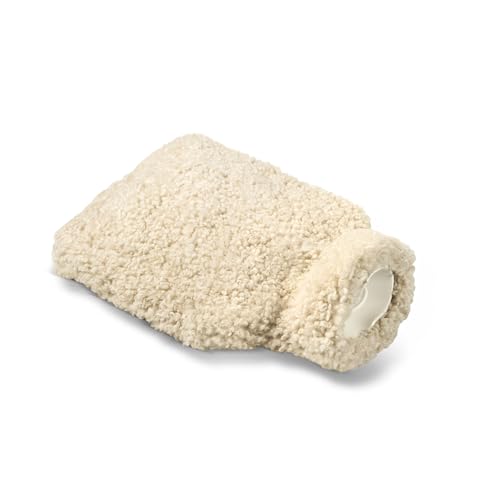 Fellhof Wärmflasche mit Lammfellbezug Teddy 2l