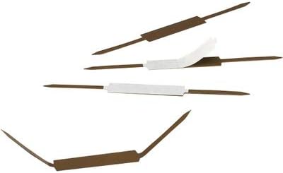 Smead 68220 Standard Adhesive File Fasteners 2-Inch Capacity Brown 100/Box