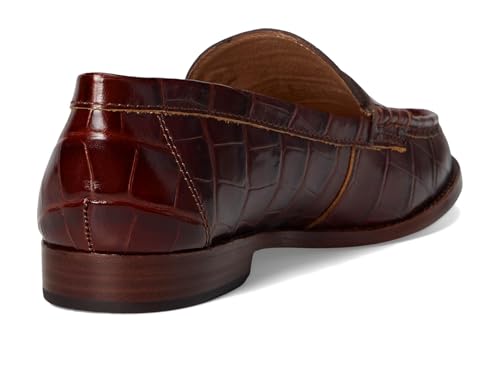 Image of Lauren Ralph Lauren Wynnie Crocodile-Embossed Leather Loafer