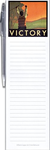 Golf Lovers' Magnetic List Pad & Pen Gift Set, "Victory"