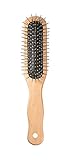 Haarbürste aus Buchenholz Pneumassagebürste mit pneumatischen Gummikissen