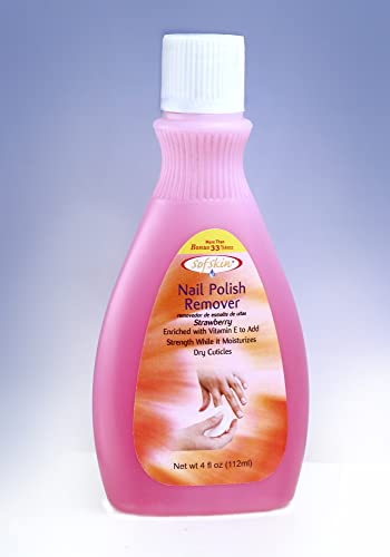 Image of (USA Brand) Acetone Nail Polish Remover & Cuticles Moisturizer (Strawberry) 112 ml - (See Our Video) (Strawberry) PRICE REDUCED