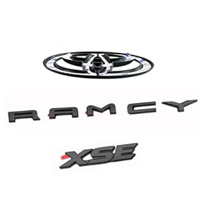 Superposiciones de emblema opaco, 7 unidades, compatibles con Camry XSE, de plástico ABS, superposición 1007 con adhesivo fuerte, negro mate