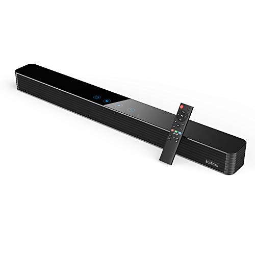 Bestisan Soundbar for TV with Built-in Subwoofer