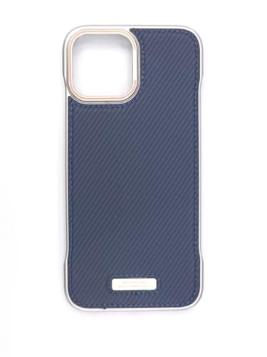 Coque de protection magnétique antichoc en fibre de carbone pour iPhone 14