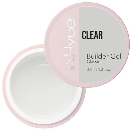 IN.HYPE UV/LED Clear Hard/Builder Gel for Nail Extension/Strengthening/Overlays