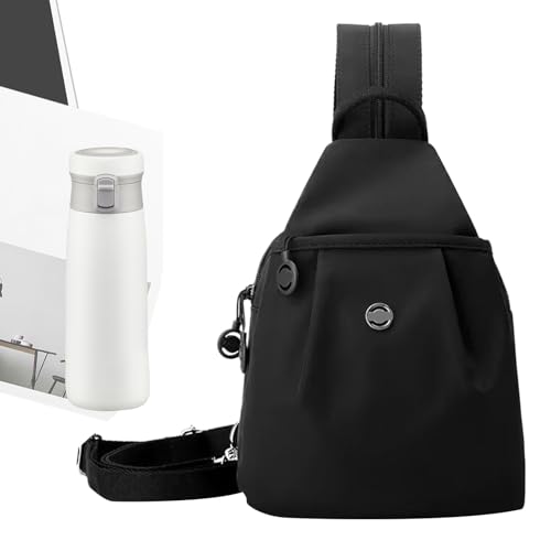 Bolso bandolera impermeable de 2 vías con múltiples compartimentos 7