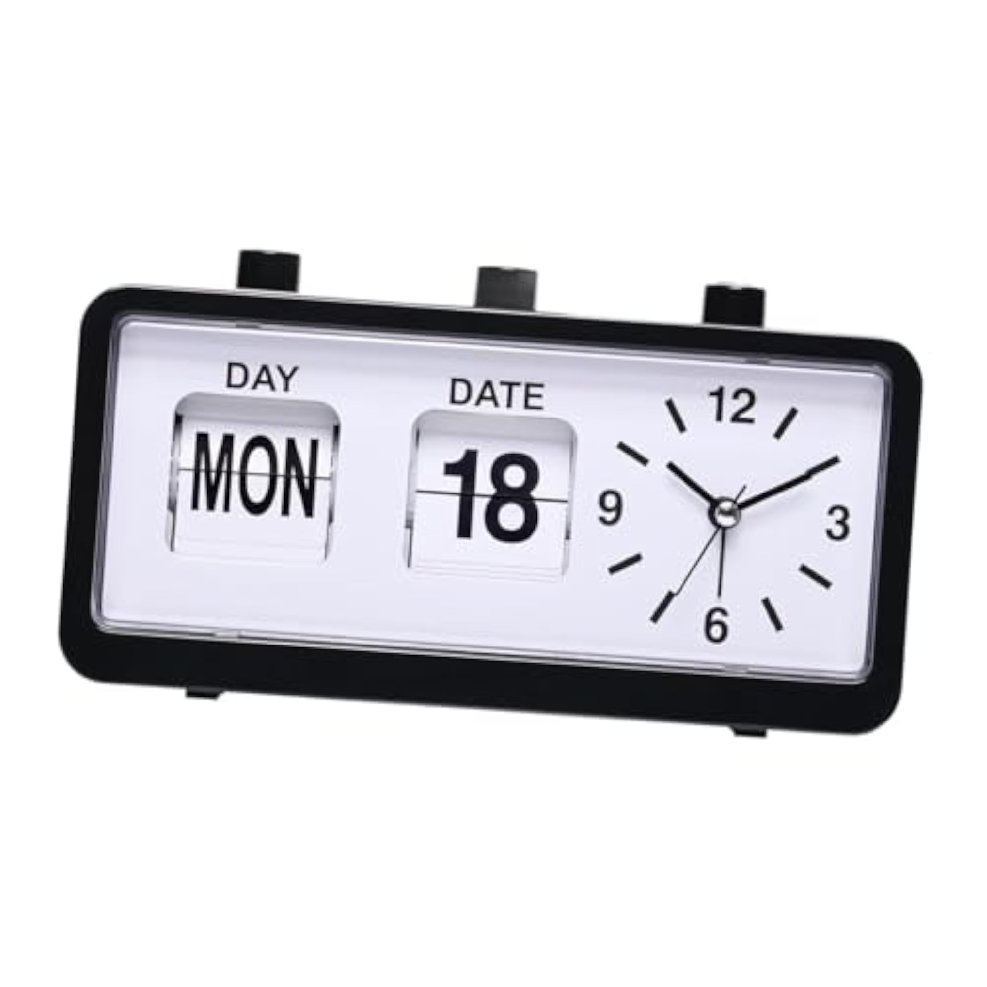 Table Clock Centerpiece, Button Page Turning Design