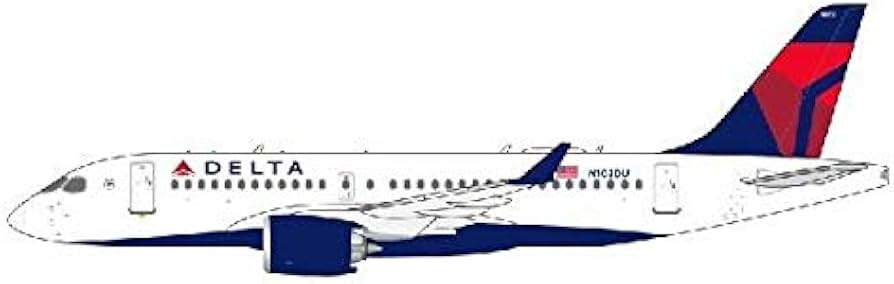 Amazon.co.jp: Gemini Jets 1/400 A220-100 デルタ航空 Reg.N102DU