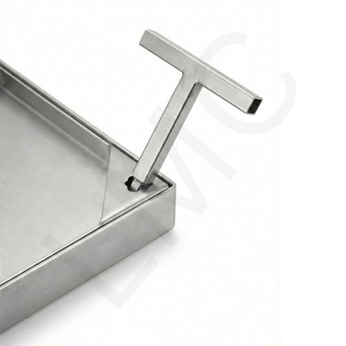 Image of LMC Stainless Steel Hidden Manhole Cover Stone Recessed (Heavy Duty) 18-Inches(450x450mm)
