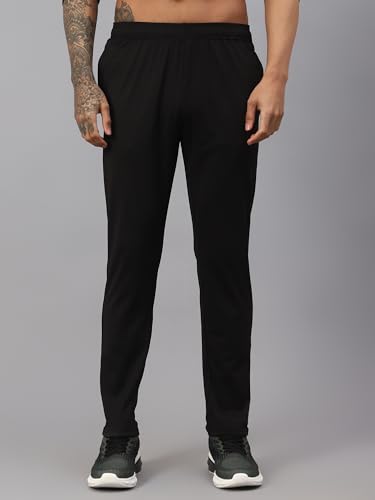 Image of Vector X 4 Way Lycra Mens Track Pant|Boys Polyester Jogger| Gym Workout Slim fit Pants| for Yoga, Running, Sports & Multipurpose Lower for man with 1 Zipper Pocket