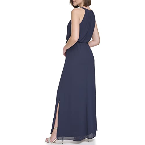 Jessica Howard Women's Halter Chiffon Maxi Gown – Special Occasion Dress3