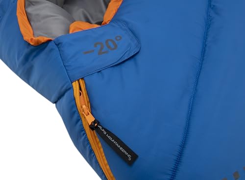 ALPS Mountaineering Blaze -20° Bolsa de Dormir Mummy para Clima Extremo con Aislamiento Sintético TechLoft Silver, Collar Anti Corrientes y Shell Ripstop Duradero para Camping de Invierno miniatura 3