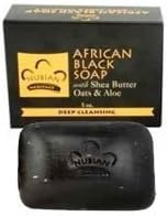 NUBIAN HERITAGE Nubian African Black Soap Bar Pack of 5