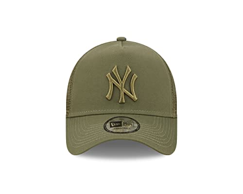 New Era Vesrtellbar Fanartikel New York Yankees MLB Olive gebogener Schirm Kappe - One-Size – Ansicht 2