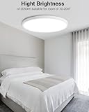 slochi [ 2 Pack] Bathroom Lights, 2050LM Round Ceiling Lights,6500K,150W Equivalent,Ultra-Thin,Small,Dome,Waterproof Modern LED Flush Mount Ceiling Lamp for Bedroom,Kitchen,Toilet,Utility RoomØ22CM - Image 6