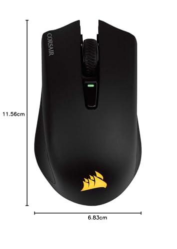 Mouse Gamer Corsair HARPOON RGB WIRELESS - 6 Botões, 10000DPI, Preto - CH-9311011-NA