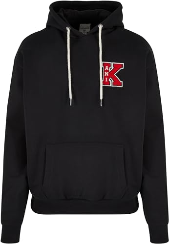 Karl Kani Herren KM223-049-2 Retro Patch OS Hoodie Black, XXL