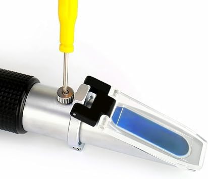 Real Instruments 6 In 1 Car Urea Handheld Refractometer Brix Meter, Def Industrial Battery Fluid Exhaust Fluids Antifreeze Refractometer Ethylene Glycol, Propylene Glycol Freezing Point - Image 6 thumbnail