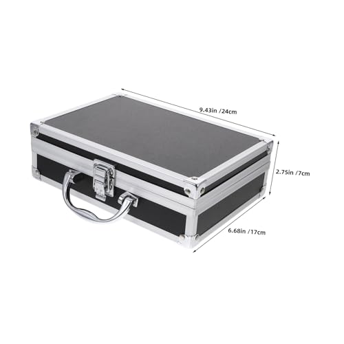 Multifunctional Aluminum Alloy Briefcase Portable Box Durable Storage Case for Home Office and Travel Shockproof Organizer for Instruments2