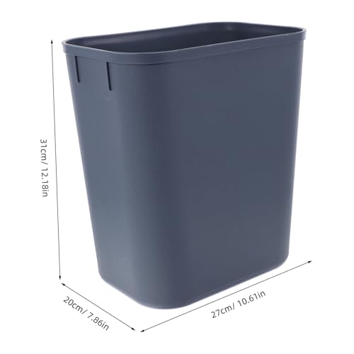 Bote de basura rectangular Garneck 15 L plástico gris miniatura 2