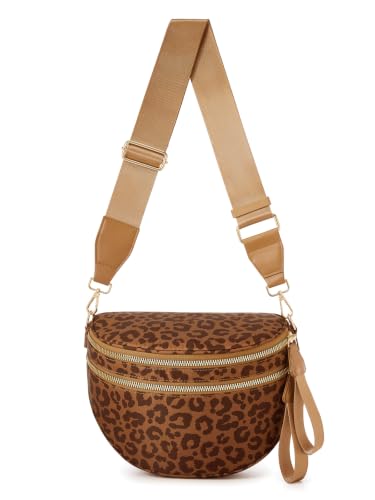 Image of FEIBOON Spacious Nylon Crossbody Bag Bum Bag Handbags Purses for Women