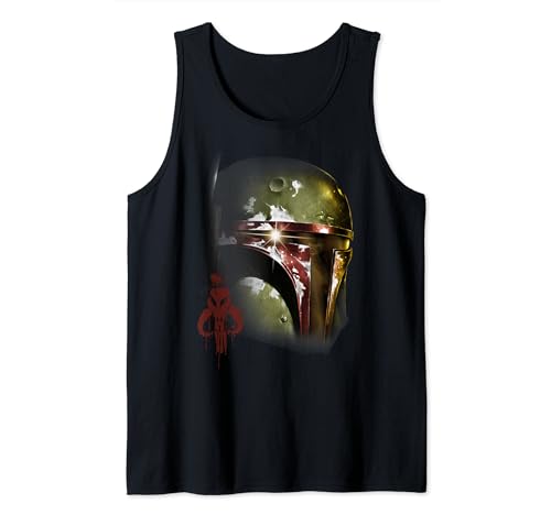 Boba Fett Big Face débardeur Star Wars pour votre look d'Halloween