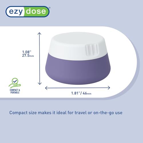 EZY DOSE Silicone Jar, Multi-Purpose Travel-Sized Container, Washable and Reusable, Versatile and Durable Container for Storage, Organizing and Preserving, Grayscale Colors, BPA Free, 3-Pack2