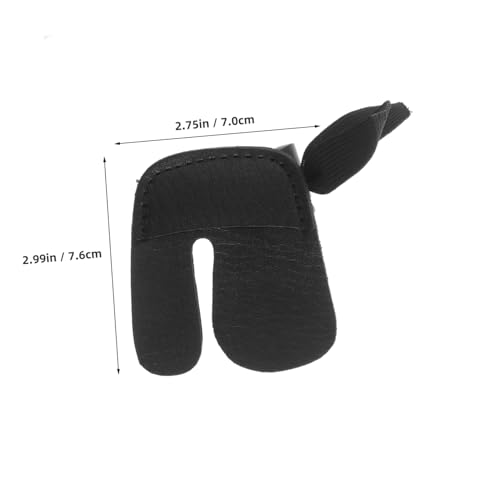 BRIGHTFUFU Strength Trainer Pu Thumb Guard Finger Tab Hand Protector Outdoor Sports Accessories