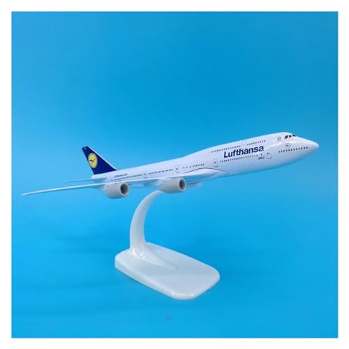 Maquettes d'avion Déco Lufthansa Boeing B747 en métal avec support inclus