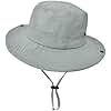 Outdoor Kids Sun Hat UPF 50+ Quick Dry Foldable Bucket Hat Lightweight Adjustable Fishing Safari Hat for Girls and Boys Dark Gray