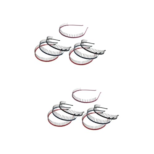 Bandeau métallique à dents longues ABOOFAN lot de 14 serre-têtes antidérapants cheveux