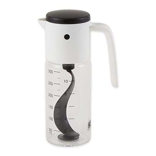 RSVP International Kitchen Accessories Collection Oil & Dressing, Mixer, 1.25 Cup Capacity, Glass Bottom - Thumbnail 2
