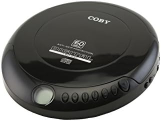 Coby Portable Compact Anti-Skip CD Player – Lightweight & Shockproof Music Disc Player w/ Pro-Quality Earbuds - For Kids & Adults - Home Car & Travel