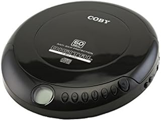 Coby Portable Compact Anti-Skip CD Player – Lightweight & Shockproof Music Disc Player