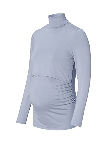 T-Shirt Allaitement Esprit Maternity Col Roulé Manches Longues Femme