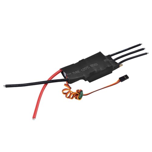 Controlador ESC RC 80A con refrigeración líquida eficiente y BEC interno anticaídas 5