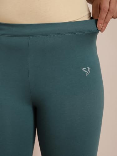 Image of TWIN BIRDS Tailored Cut and Classic Fit Super Stretchable Elastane Fabric Churidar Leggings for Women