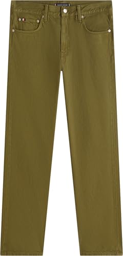 Tommy Hilfiger Herren Jeans Hose Regular Dover Straight Fit, Grün (Dark Artichoke), 30W/30L – Ansicht 6