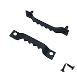EesTeck 50 Pack Small Sawtooth Picture Hangers - Steel Picture Hanging Solutions with Screws, for Hanging Clock Paintings Artwork Frame Hooks (Black)