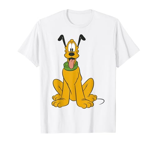 Disney Mickey and Friends Traditional Pluto Portrait T-Shirt Small