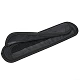 Verstellbarer Gitarrengurt Schulterpolster mit rutschfestem Oxford-Gewebe, gepolsterte Air-Mesh-Rückseite für Komfort, kompatibel mit Gurten bis zu 6,5 cm Breite