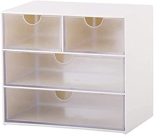 Storage Rack Magazine Newspaper Rack Filing Cabinet File Storage Cabinet, Desktop Extension File Manager Stationery Basket (Plastic) 17.2 11 15CM Drawer Type Classification Cabinet (Color : D) (E)